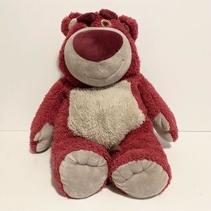 Disney Store Lotso Huggin Bear Plush 15" Toy Story 3 Stuffed Animal Toy Teddy